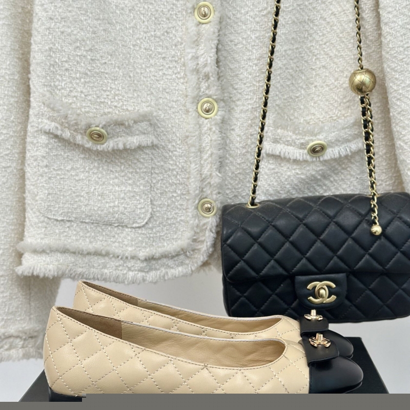Ch*el flat shoes
